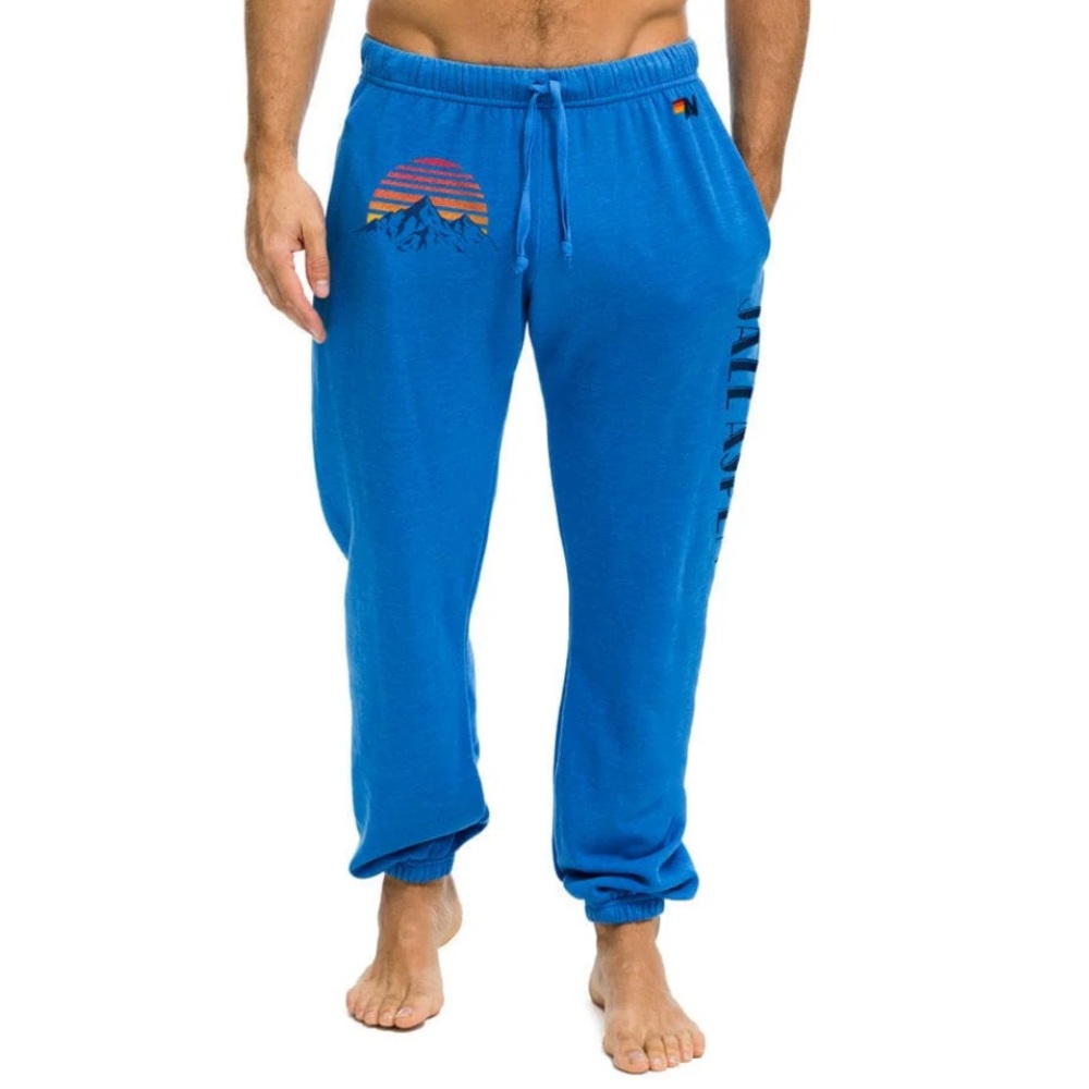 Aviator Nation Blue Men's Jogger Pants